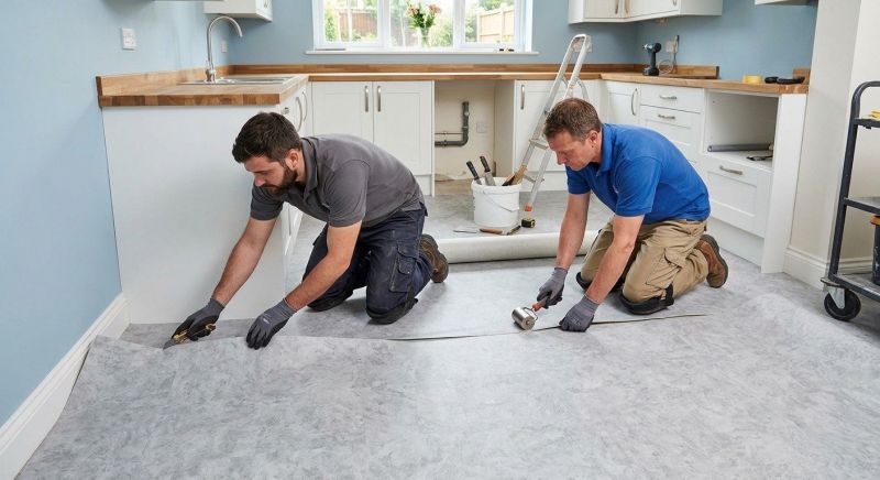 Sheet Linoleum Installation in Langley, WA