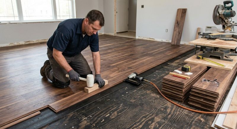 Our team working on Flooring Service projects in Marysville, WA