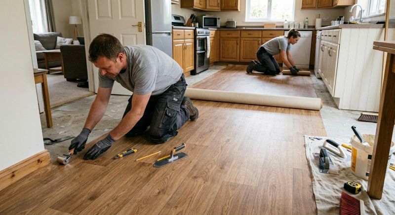 Linoleum Floor Installation in Marysville, WA