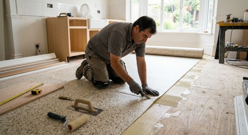 Linoleum Floor Installation in Stanwood, WA