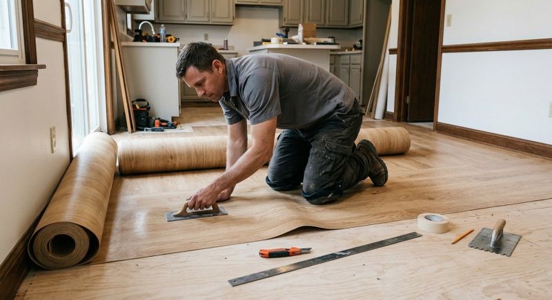 Sheet Flooring Installation in Edmonds, WA