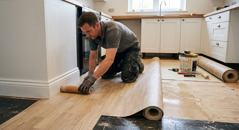 Sheet Linoleum Installation in Lake Stevens, WA